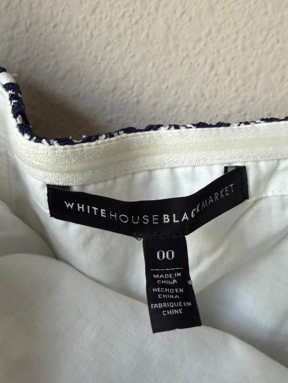 White House Black Market Strapless Tiered Eyelet Dress NWT Size 00 - Picture 4 of 7